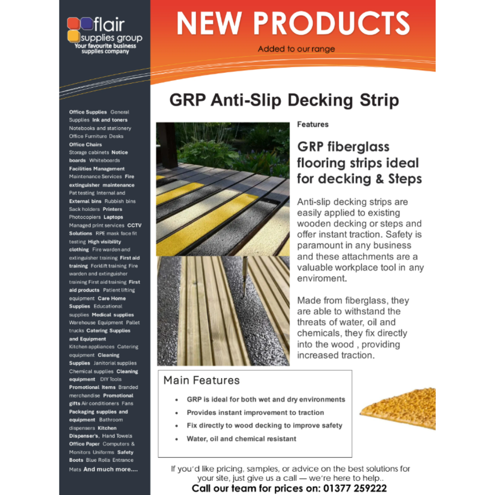 GRP Anti-Slip Decking Strip
